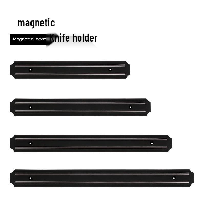 Punch-Free Wall-Mounted Magnetic Knife Holder & Kitchen Storage Rack