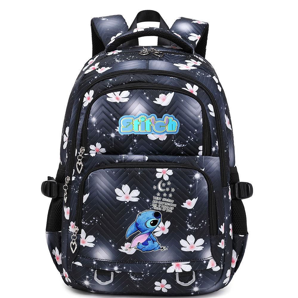 Cartoon Printing Multi-Compartment Middle And High School Schoolbag Cute And Lightweight Girls Backpack Young Girls Schoolbag