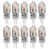 10PCS 1.2W Bi Pin Bulbs 12V LED Light Bulb Easy G4 LED Bulbs  Ceiling Lamps