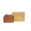 Michael Kors MK Jet Set Travel Letter Logo Chain Commuter Leather Shell Crossbody Bag Women bags Caramel-Brown 35F1GTVC6T-LUGGAGE