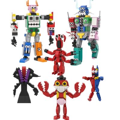 Forbidden Monster Garden Action Figure Building Blocks Kit Silent Steve Chef Pig Pig Snake Pig Building Blocks Children's Toys Adult Gifts