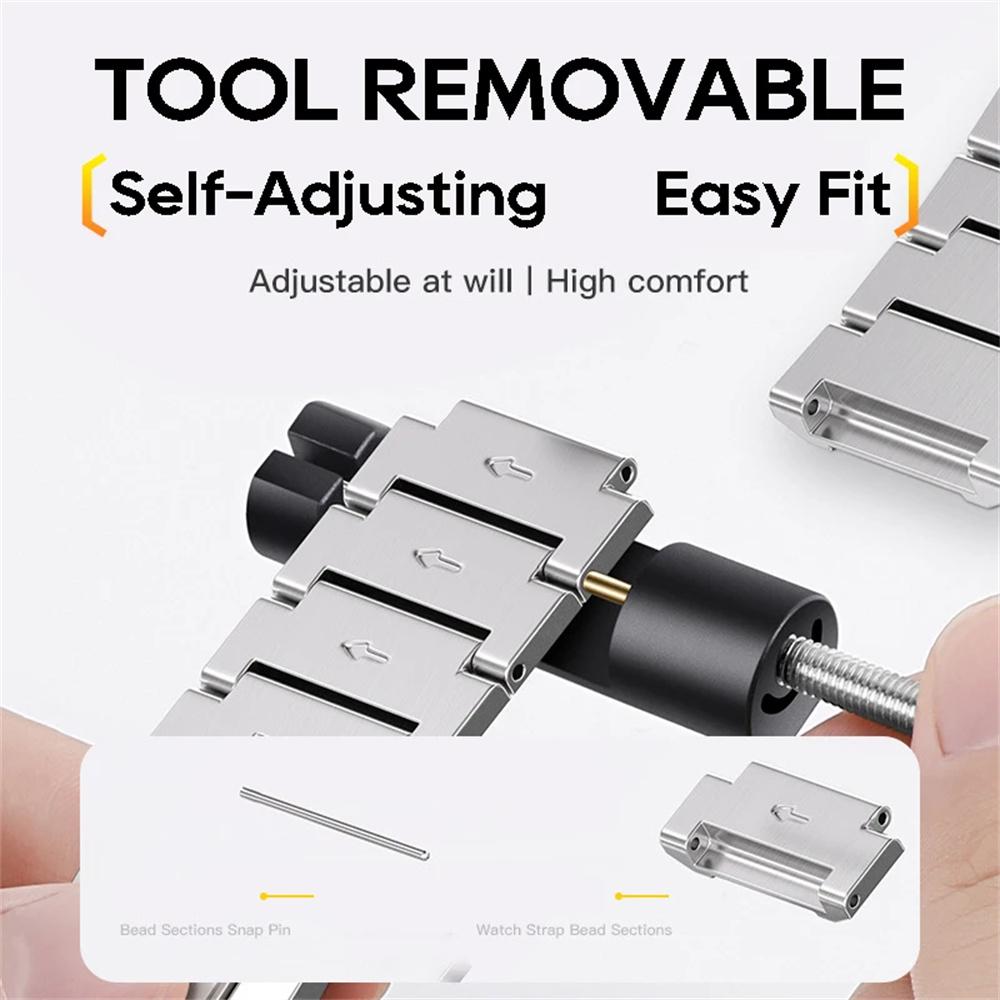 For Samsung Galaxy Watch Ultra (2025) 47mm/Ultra 47mm Titanium Alloy Watch Band Replacement Watch Strap