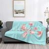 Blanket Watercolour Magnolia 2453 Watercolour Watercolor Magnolia Floral Tree Blossom Flowers
