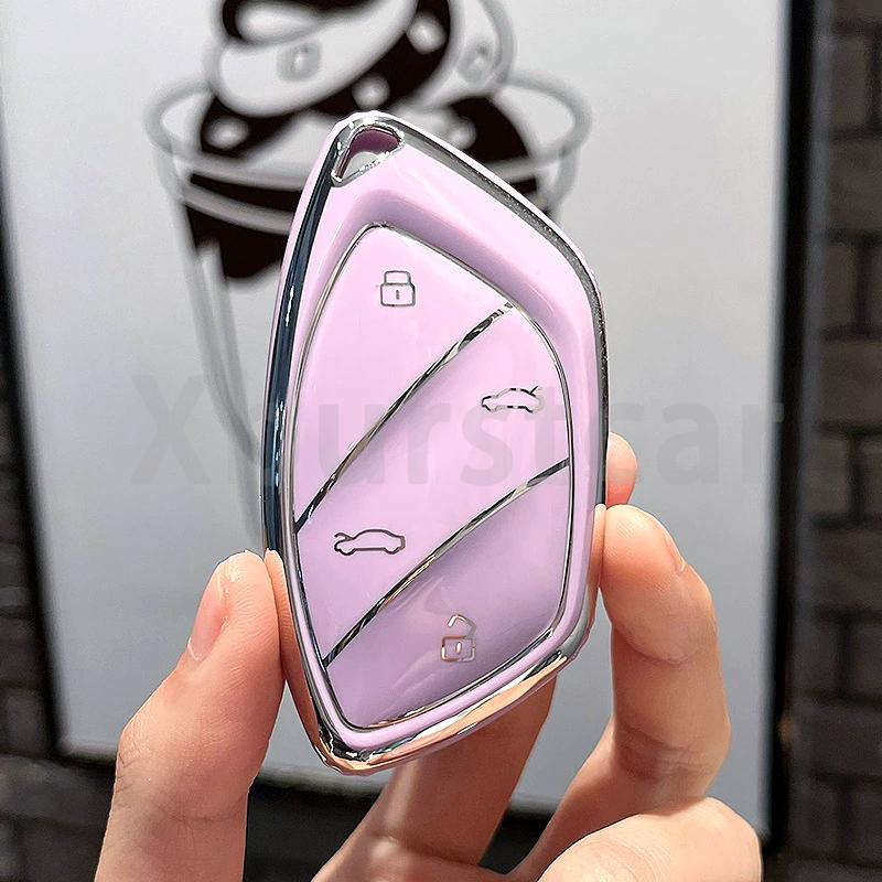 Mode TPU Sans Clé Compatible Pour Roewe Marvel X Marvel R Rx5 I6 I5 Rx3 Rx8 Erx5 Mg Zs Ev Mg6 Ezs Hs Ehs Coque de Protection pour Télécommande de Voiture Intelligente
