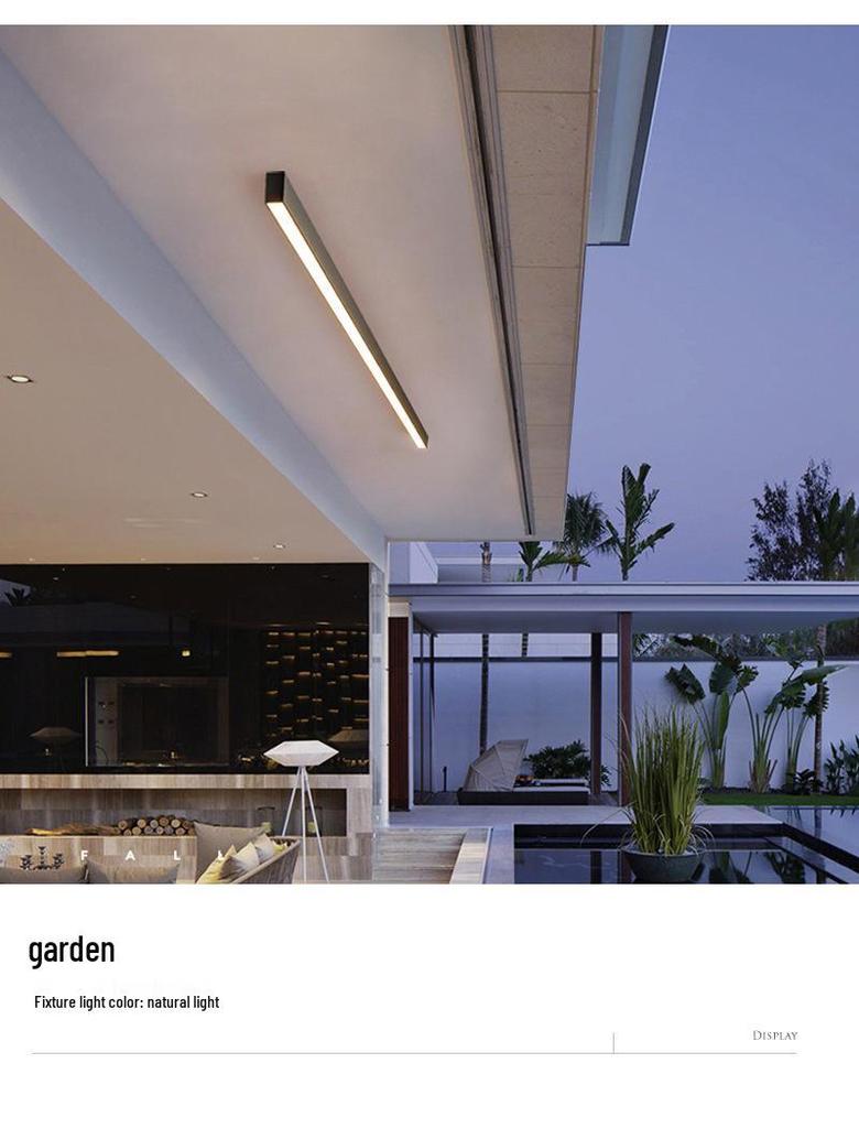 Nordic Minimalist LED Strip Light for Living Room, Hallway, Bedroom, and Balcony