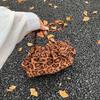 Leopard Print Pleated Cloud Shoulder Bag - Stylish Women's Crossbody Niche, New Collection