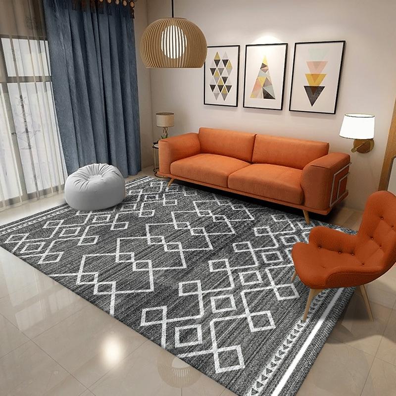 Bohemian Living Room Carpet Coffee Table Sofa Bedroom Room Bedside Carpet Home Large Area Floor Mat