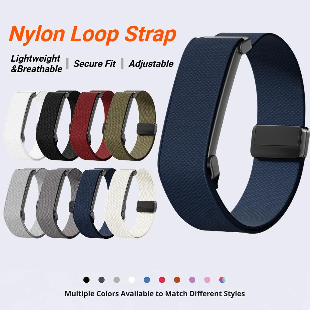 Sport Nylon Braided Watch Strap For Google Fitbit Air Loop Bracelet Breathable Band Wristband for Fitbit Air Fitness Tracker Magnetic Band
