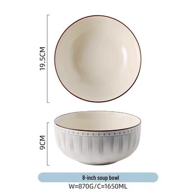 ZISIZ Japanese Style Ceramic Tableware Set
