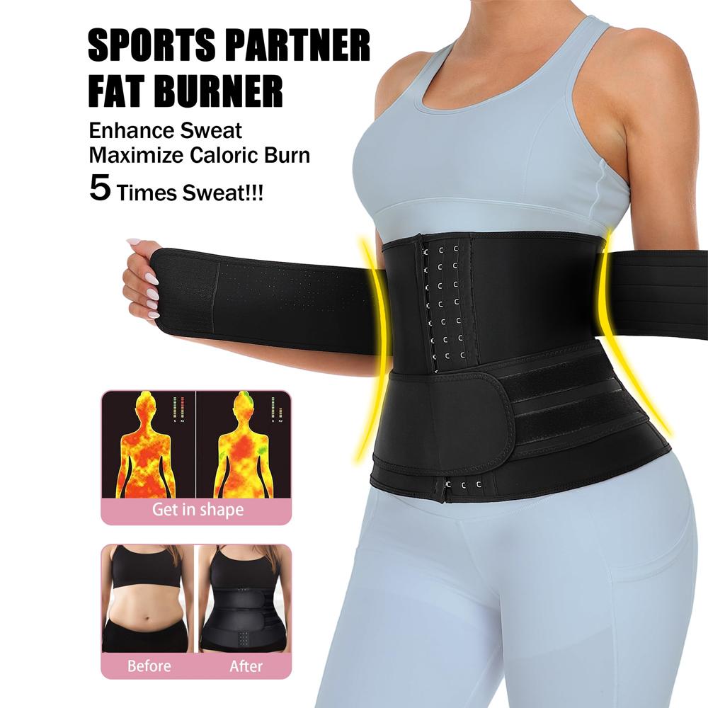 Women Men Breathable Neoprene Waist Trainer Belt Tummy Control Workout Waist Cincher Sport Waist Trimmer