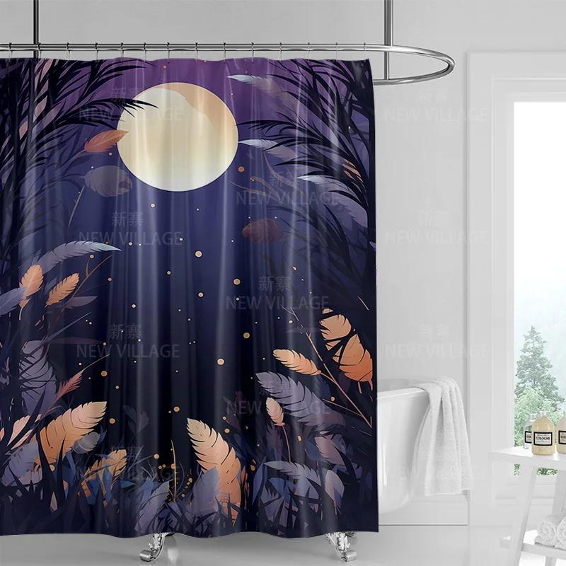 Nowoczesna Sztuka Graffiti Zasłona Prysznicowa garnitur Wodoodporna Zasłona 12 Haczyk Styl Skandynawski Łazienka Wanna Podwójnego Użytku Zasłona Prysznicowa