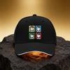 Multicolor Manga Girl Portrait Hat Unisex Printed Baseball Cap Sandwich Duckbill Cap Sports Hat Suitable for Daily Commu
