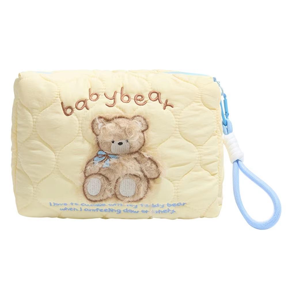 Puppy Cartoon Makeup Bag Multifunctional Skincare Storage Bag Embroidery Cosmetic Bag  Travel