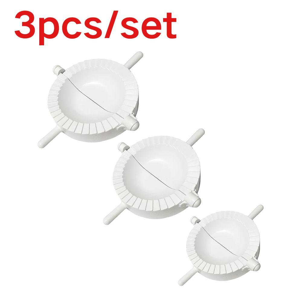3pcs/set Dumpling Maker Mold, 7/8/10cm Fast Dumpling Press Molds, Pierogi Ravioli Wrapper Tool for Kitchen, Festive Cooking YMY