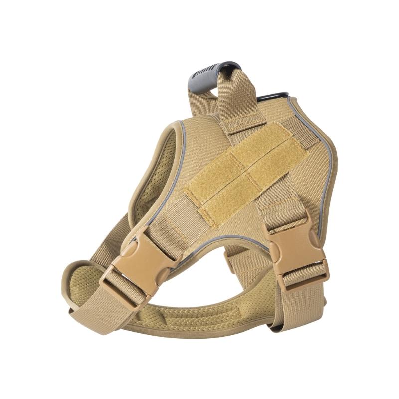 Dog Harness Soft Padded Dog Vest Tacticals Style Adjustable Strap  for Daily Walking Hiking and  Training