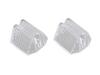 POSH 090146-SP Motorcycle Supplies, Turn Signal Lens, Clear, Slim & Sharp, Set of 2