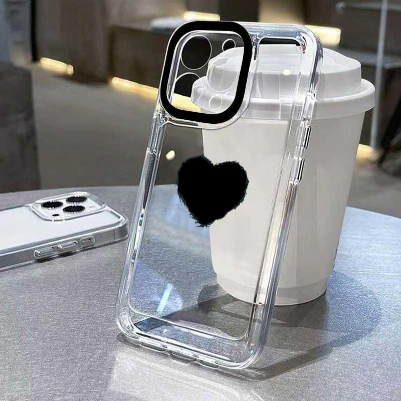Clear Heart iPhone Cover for 17PROMAX/15/14/13