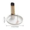 Multifunctional Ceramic Incense Burner Candles Holder 3 in 1 Incense Stick Holder Censer Flower Proof Smudging Stand Living Room
