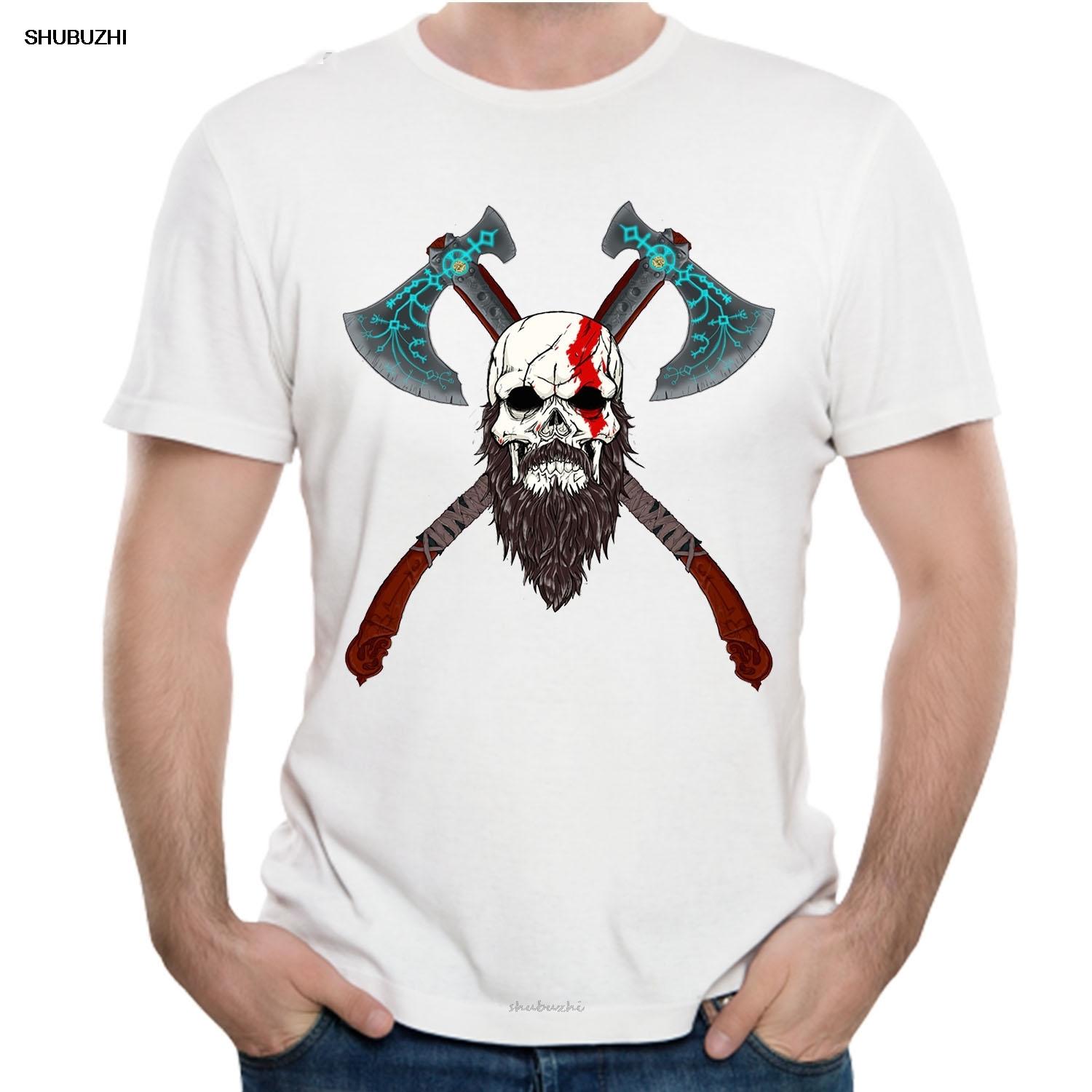 

Футболка God Of War Потрясающий Топор Классическая Игра Мужская Хлопковая С Круглым Вырезом Модная Футболка Мужская Хлопок Бренд Футболка S
