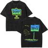 Rapper Bad Bunny Tour  Debi Tirar Mas Fotos DTMF Merch Tshirts Men Fashion Summer Hip Hop Vintage Washed Tshirts Streetwear