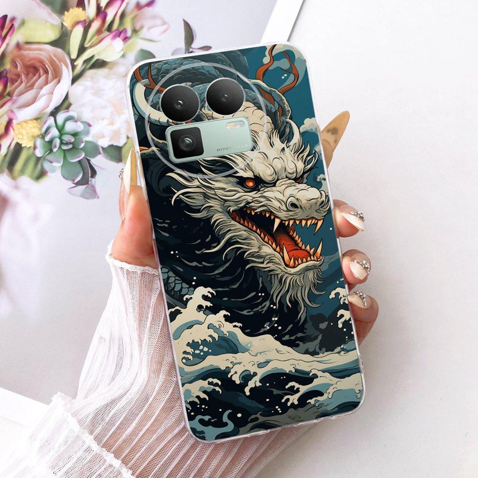 For Realme GT8 Case Cover Cute Cat Fashion Butterfly Luxury Painted Casing For Real me GT8 Bumper