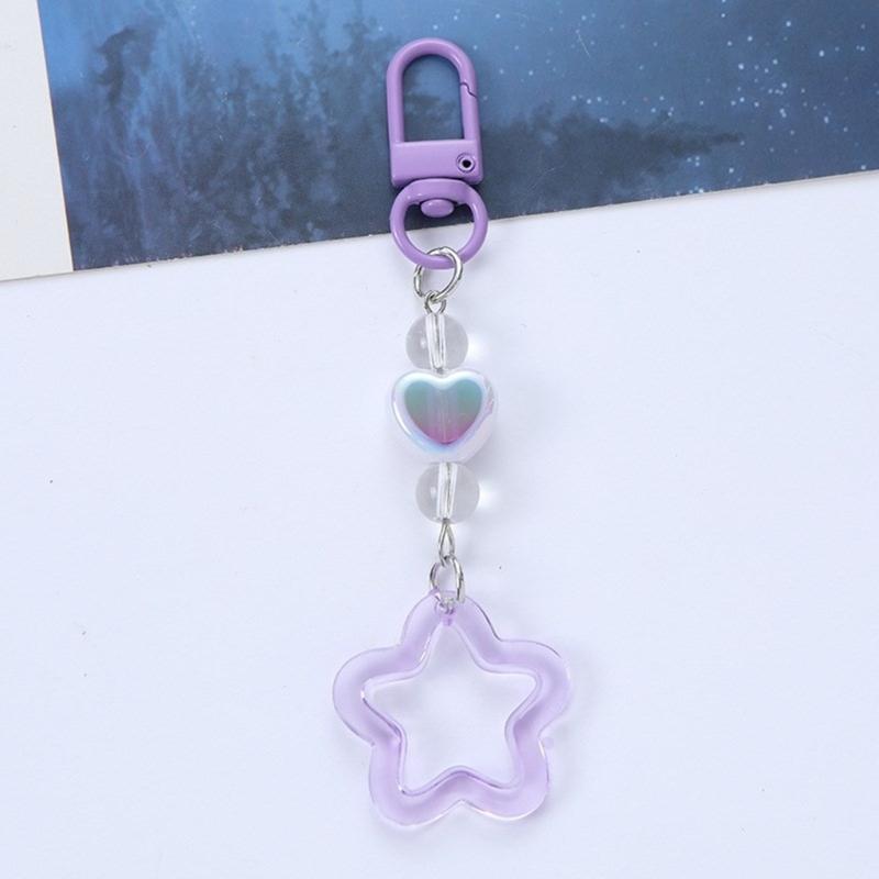 Eye catching Heart Key Chain Pendant Cute Key Rings for Phones Cute Jewelry