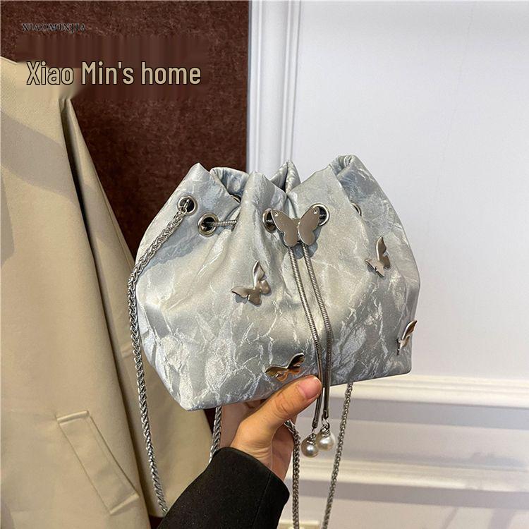 Trendy 2025 Bucket Chain Crossbody Bag - Versatile and Stylish Small Shoulder Bag