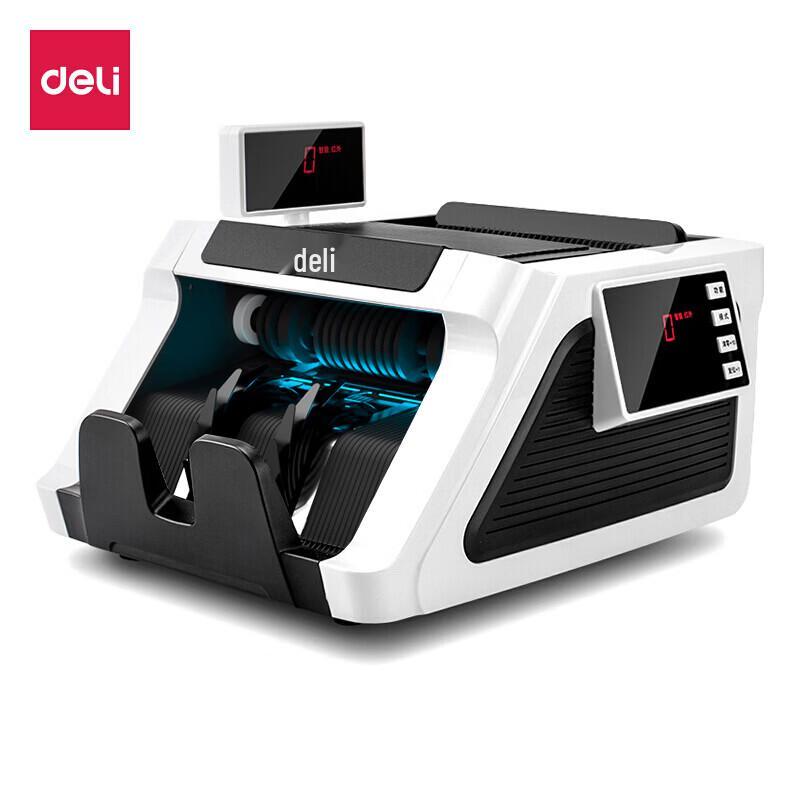 Deli 2170 Cash Counting Machine with Dual Screen & Counterfeit Detection