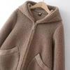 Jacket for Women Cotton Oversized Thickened Casual Windproof Hooded for Fall