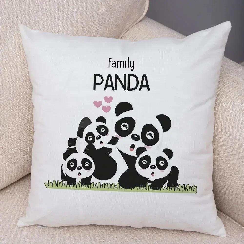 Luxury Home Decor Pillow Cover Car Living Room Sofa Cushion Cover Animal Family Pattern Cushion Cover