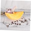 Banana Hamster Bed Soft Hammock Small Animal Warm Bed House Cage Nest Hamster Accessory for House Hamster Small Bird Pet