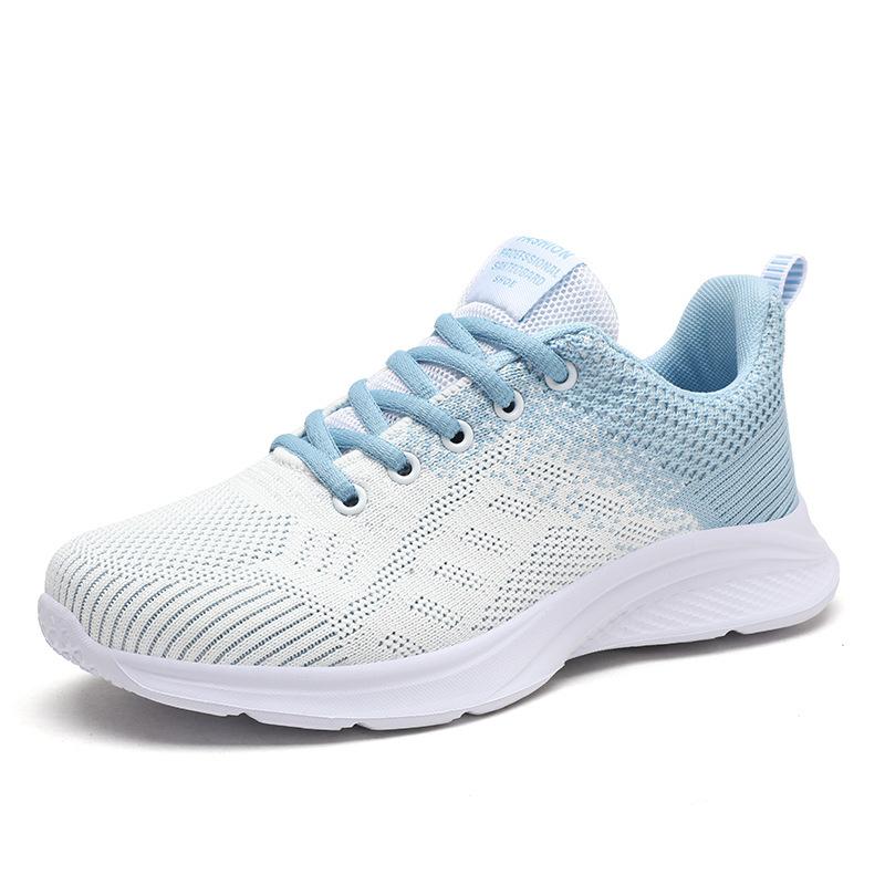 Ultra-light mesh sports sub, new soft-soled breathable running shoes, women's flat-soled non-slip casual shoes