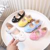 Spring Autumn Children's Leather Shoes Sweet Princess Shoes Girl Fashion Ballet Dress Versatile Kids Party Shoes Fashion Flats
