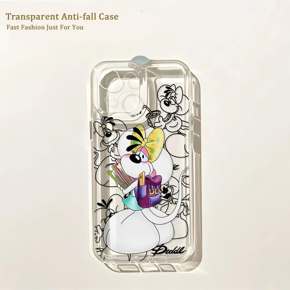 Coque de téléphone Cartoon Diddls Souris Pour Samsung Galaxy S26 S25 S24 S23 S22 S21 S20 FE Note20 Note10 Edge Plus Ultra Lite 5G Housse