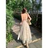 French Halterneck Strappy Summer Dress - Women's Elegant Beach Chiffon Long Dress for Vacation (2026)