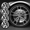 4X Autovelje Keskosa Kleebis Rummu Kleebis Stiilne Volkswageni VW Golf 5 6 7 Polo Passat Tiguan CC Bettle Bora Touran Tarvikutele