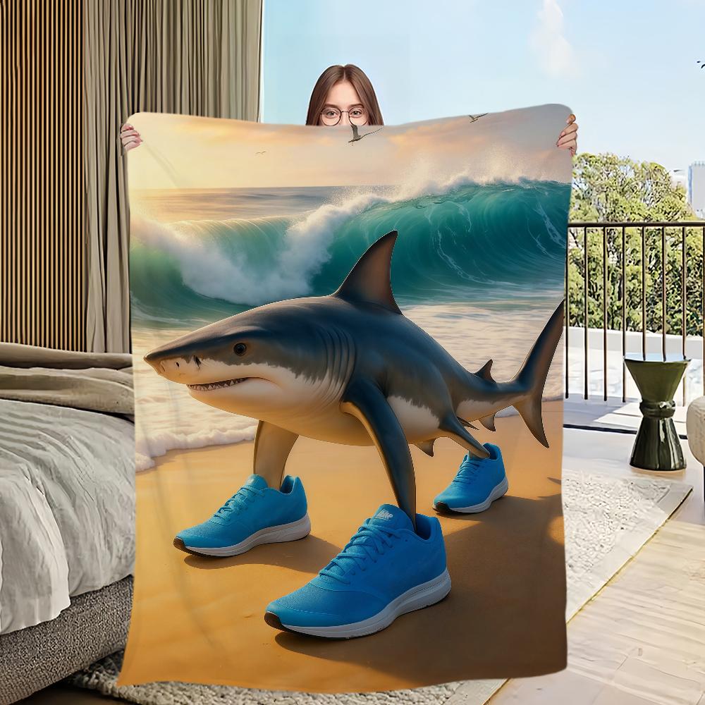 

Итальянское Brainrot Мем Одеяло Фланелевое теплое комфортное мягкое плюшевое одеяло Для пикника кроватей диванов домов и спален 30x40in