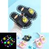 Smiley Luminous Led Slippers For Kids Soft And Slip-resistant Jelly Summer Sandals