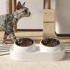 JINGRUIXIANG Elevated Cat Feeding Bowl with Neck Protection