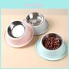 Convenient Cat Dish Available In Blue Pink And Gray