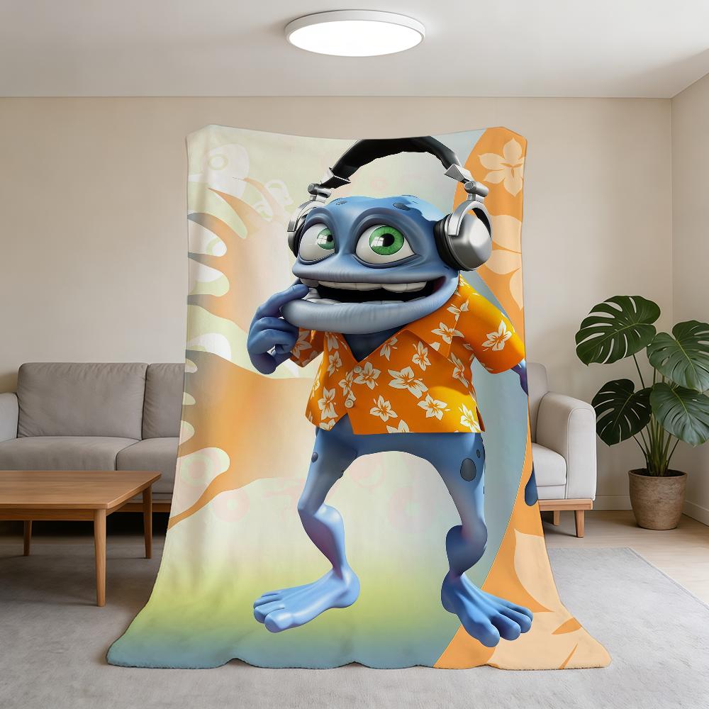 Couverture Super Ding Chaud Confortable CCrazy Peluche Jeté Grenouille Couverture Drôle Enfant Maison Canapé Dj Chambre à Coucher Ding Cadeau