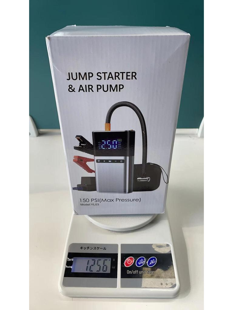 Portable Multi-Function Car Jump Starter and Air Pump