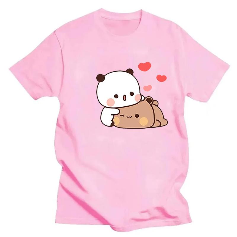 Cartoon Bubu Is Throwing Flip-flops At Dudu Summer Tshirt Dudu Was Threw Flip-flops By Bubu Since He Teases Bubu Summer Tee Tops