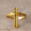 Simple Yet Stylish Adjustable Crosses Rings Stainless Steel Unisex Designs for Everyday