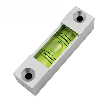 Mini Small Spirit Level Metal Material Luminous Horizontal Bubble Beads Square Night Vision Function Bar Type Spirit Level