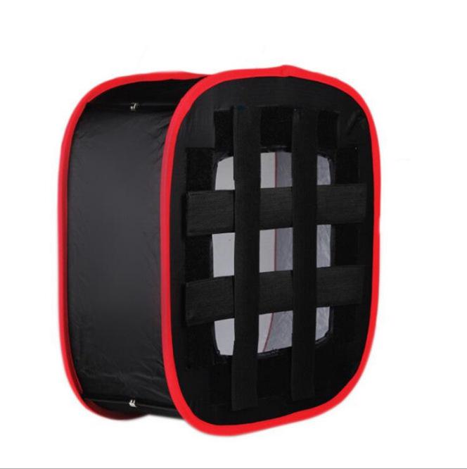 LED Softbox with Red/Black Honeycomb Edge for Portrait Photography