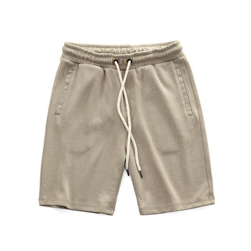 Pletené šortky Pánské Retro Bavlna Do Old Lazy Elastický Pas Sportovní Volné Běžné Pětibodové kalhoty Léto Muži