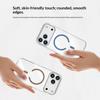 For iPhone 17 Pro Max Clear Magnetic Case Hard PC Phone Protective Back Cover Compatible with MagSafe