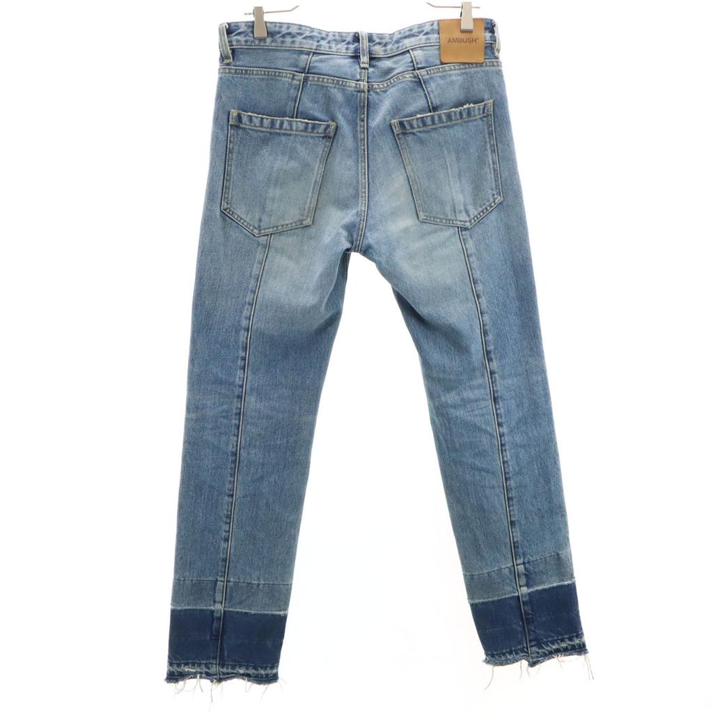 Ambush Made In Japan Cut-off Processing Straight Denim Pants 1 Jeans Men's Used