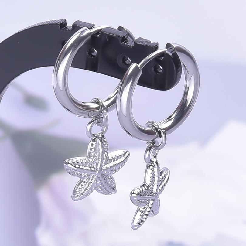 High Quality Aretes Stainless Steel Earrings For Women Men Punk Accessories Ear Piercing Fashion Kpop Jewelry Pendientes Mujer